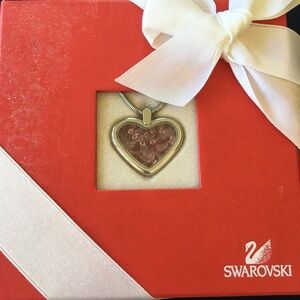 Swarovski Pink Heart Pendant Necklace